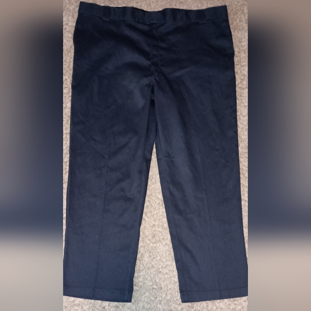 Men's Dickies Work Pants Sz 50x32 Color Blue Flex Durable Comfortable Brand New